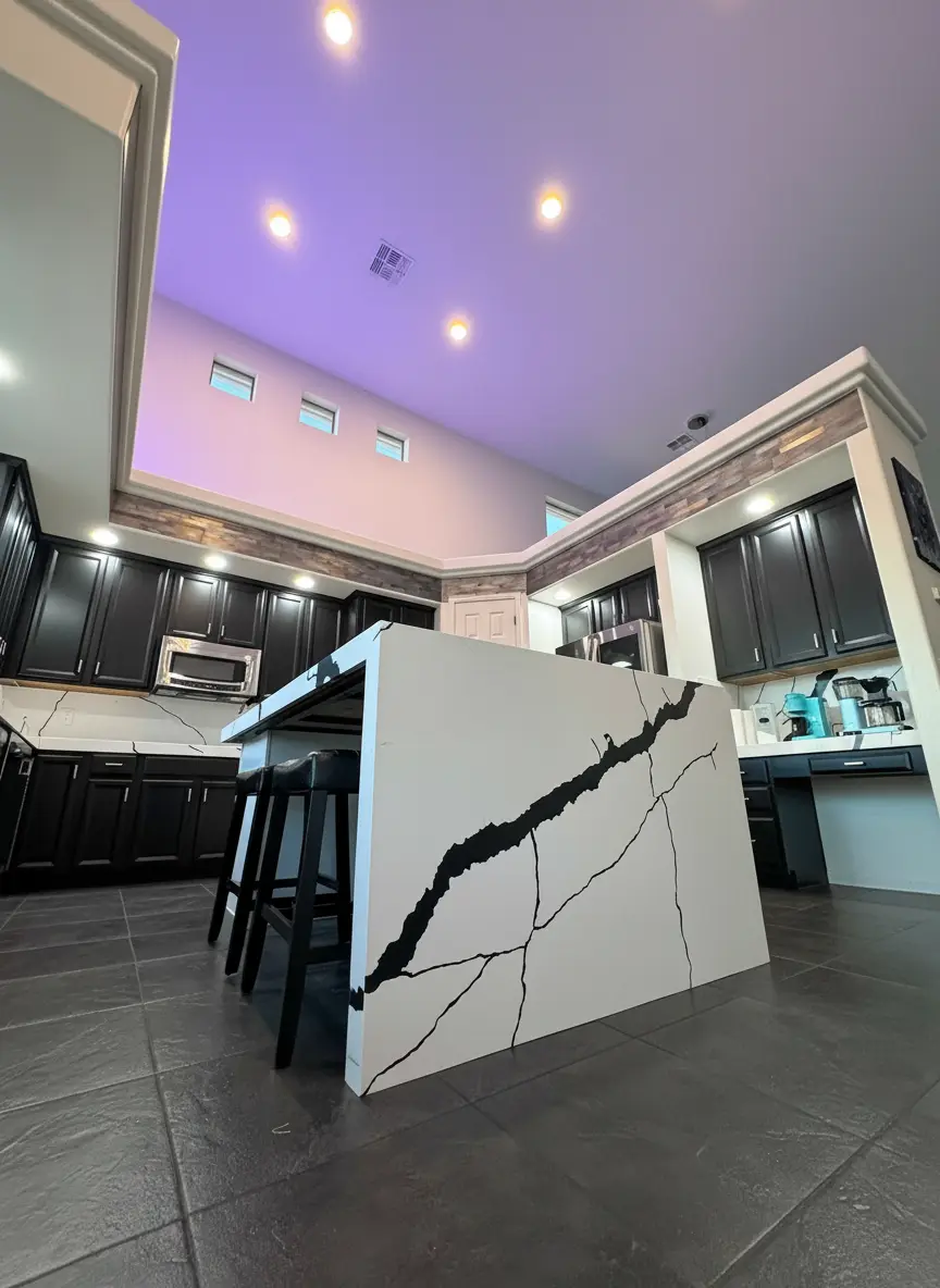 Kitchen after painting